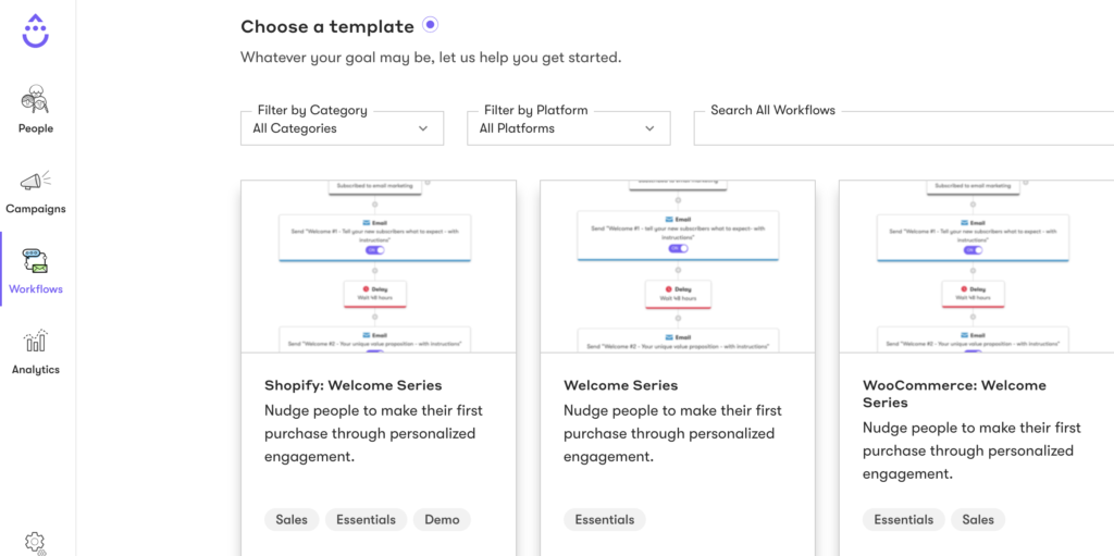 ActiveCampaign vs Drip: Drip workflows